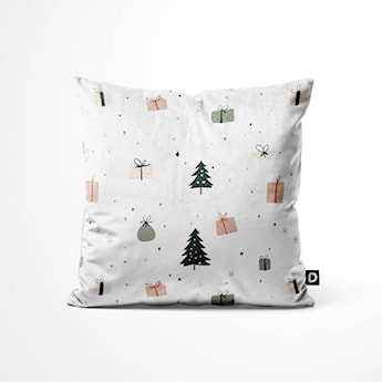 Poszewka Winter 40x40 cm prezenty pod choinką