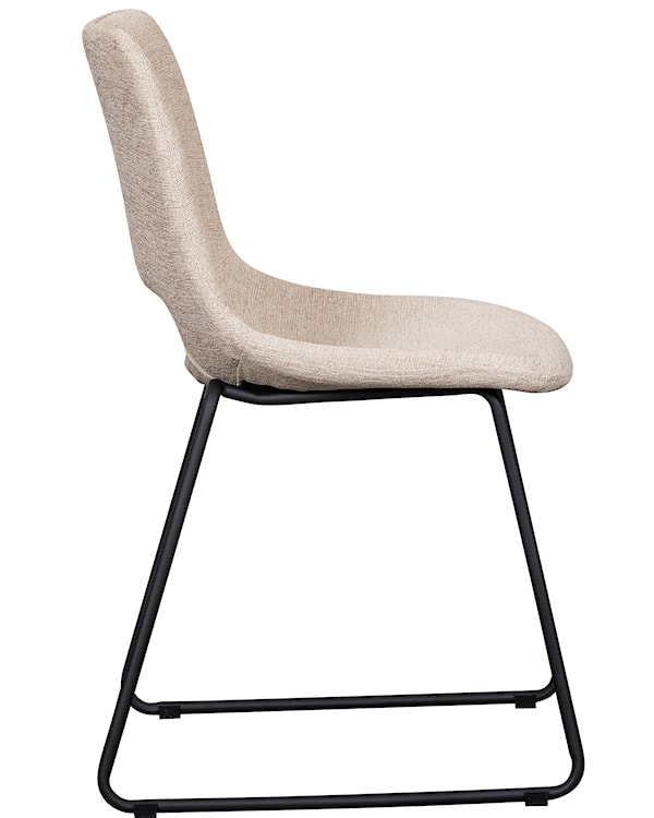 Krzesło tapicerowane Panessy beżowy szenil  - zdjęcie 9