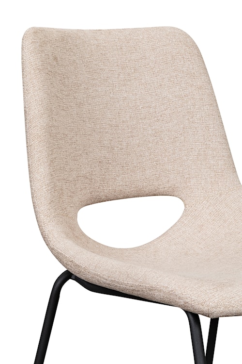 Krzesło tapicerowane Panessy beżowy szenil  - zdjęcie 2