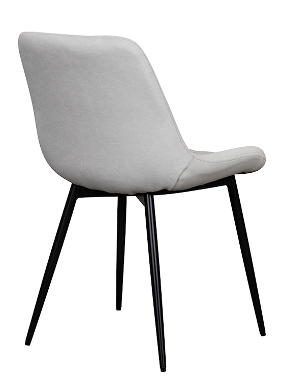 Krzesło tapicerowane Roploy jasnokremowy velvet  - zdjęcie 6