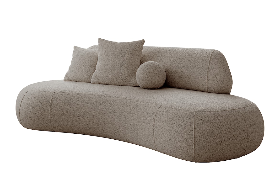 Sofa Balme beżowa boucle