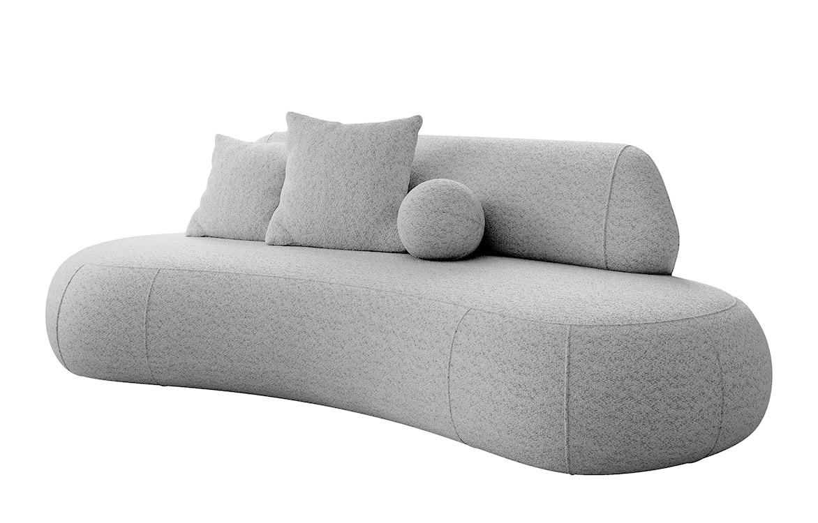 Sofa Balme jasnoszara boucle 