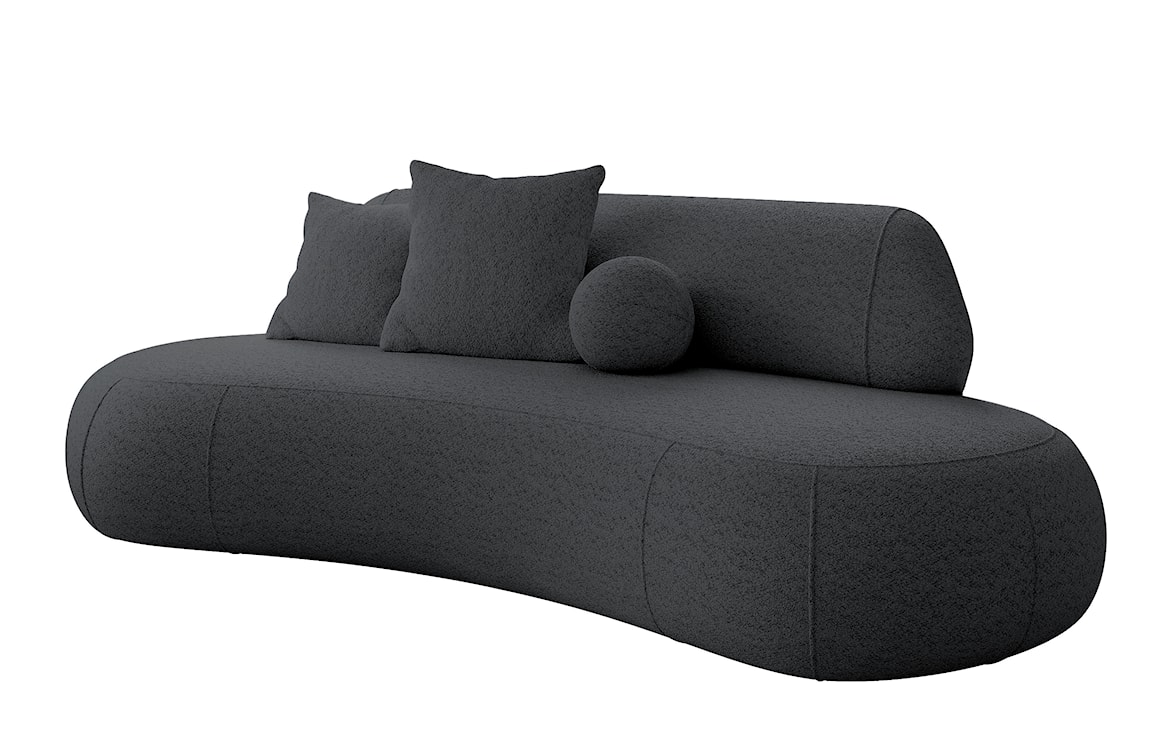 Sofa Balme szara boucle