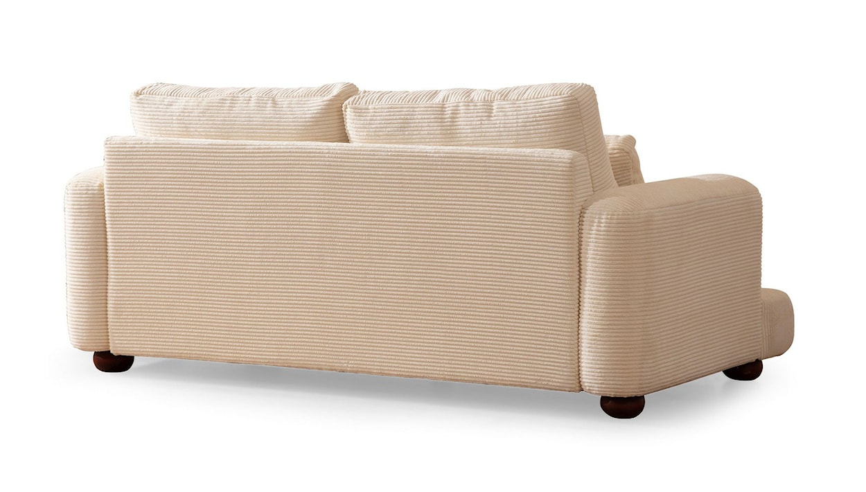 Sofa dwuosobowa Bellines sztruks kremowy  - zdjęcie 9