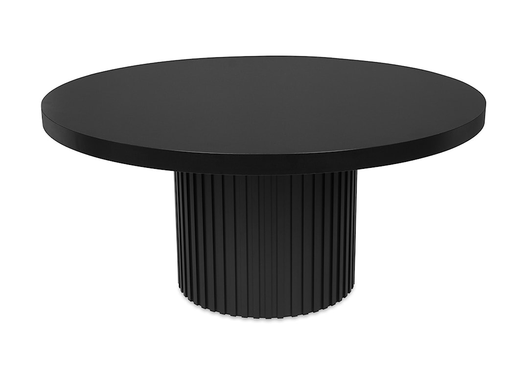 Stolik kawowy Rakkel okrągły 90cm czarny