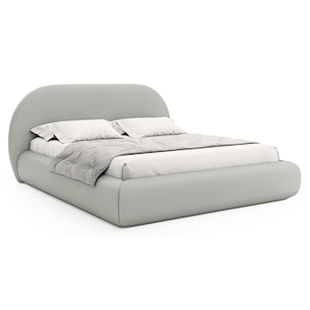 Łóżko tapicerowane 180x200 cm Buvio szarobeżowe szenil