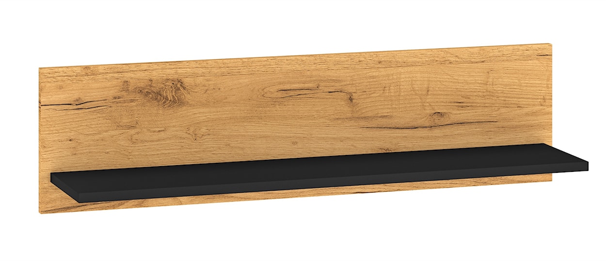 Półka młodzieżowa Colt 92 cm dąb craft/czarny 