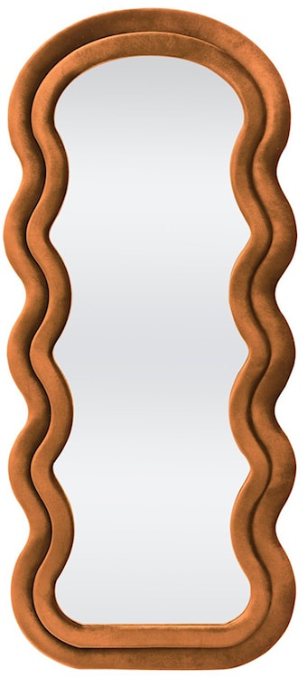 Lustro Confetto 160x70 cm w cynamonowej ramie