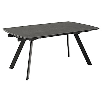 Stół do jadalni Canothe rozkładany ceramiczny czarny blat 160(240)x97x75 cm