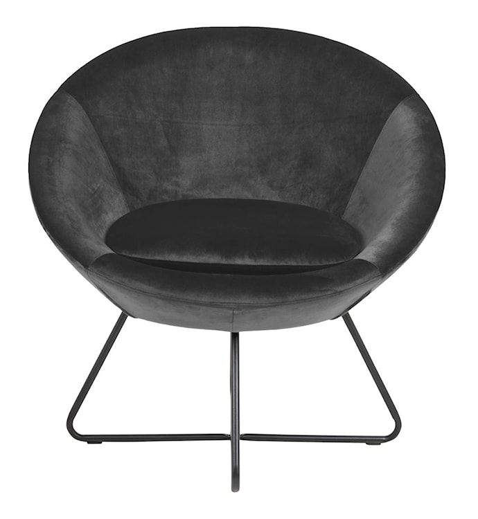 Fotel wypoczynkowy Celanic ciemnoszary velvet  - zdjęcie 3