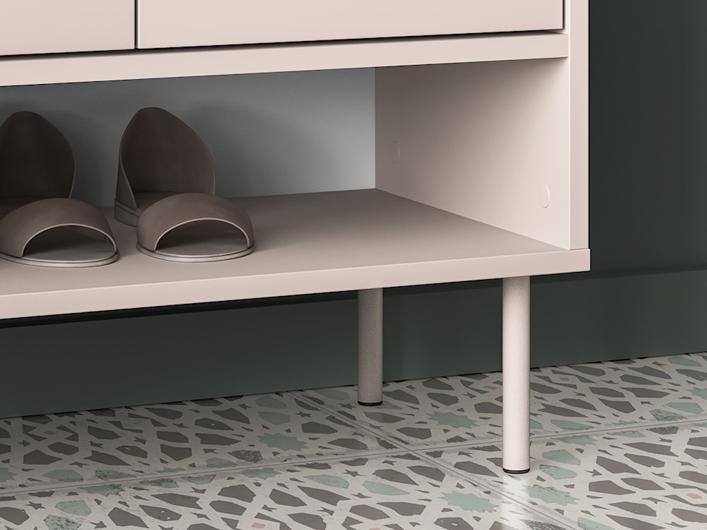 Szafka dwudrzwiowa na buty Dioce z szufladą 70 cm Kaszmir  - zdjęcie 5