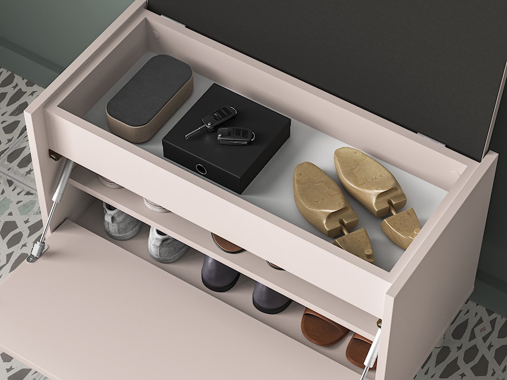 Szafka na buty Dioce z klapą i siedziskiem 69 cm Kaszmir  - zdjęcie 7