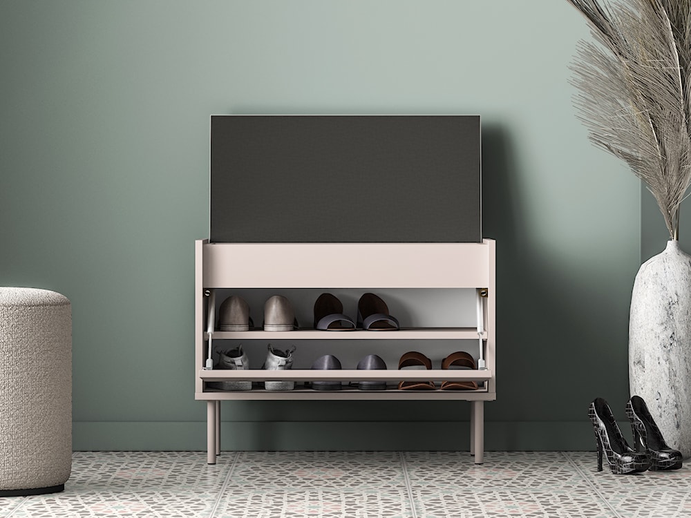 Szafka na buty Dioce z klapą i siedziskiem 69 cm Kaszmir  - zdjęcie 8