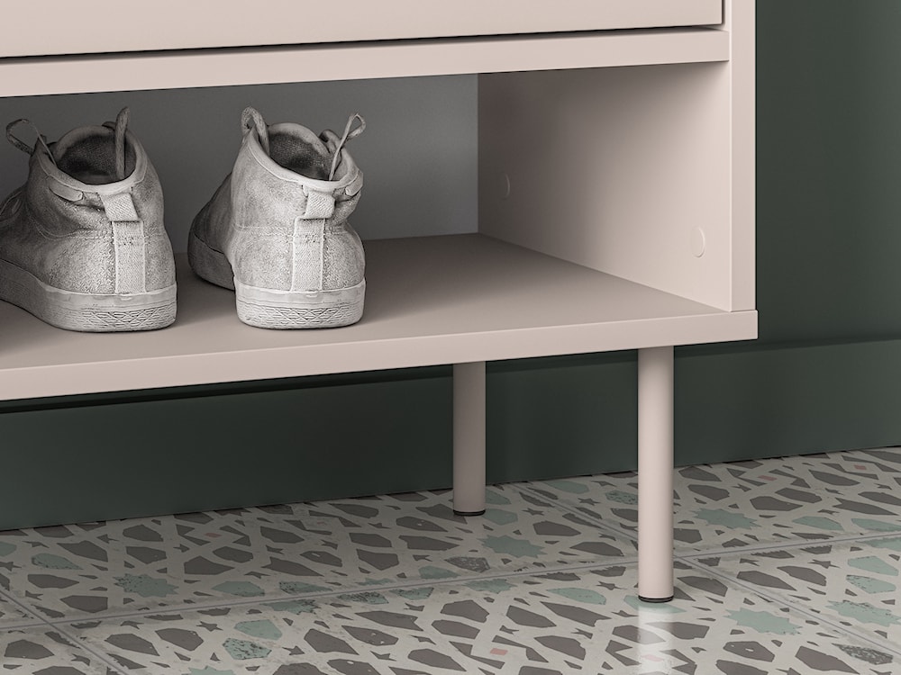 Szafka jednodrzwiowa na buty Dioce z szufladą 50 cm Kaszmir  - zdjęcie 6