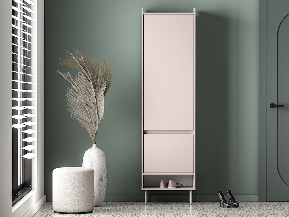 Szafa dwudrzwiowa Dioce 54 cm z drążkiem i półką Kaszmir  - zdjęcie 2