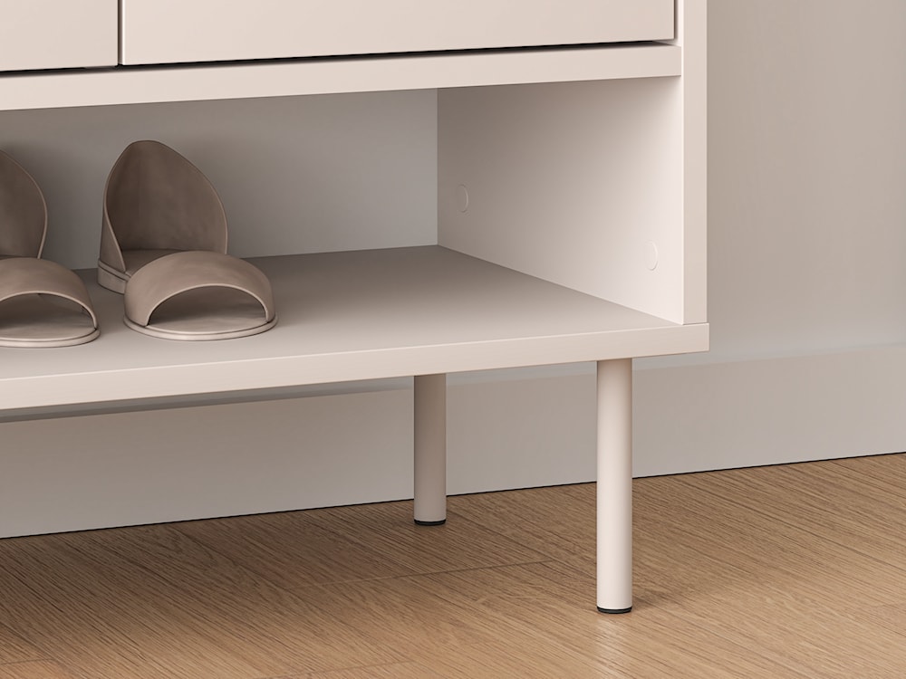 Szafka dwudrzwiowa na buty Dioce z szufladą 70 cm Kaszmir  - zdjęcie 5