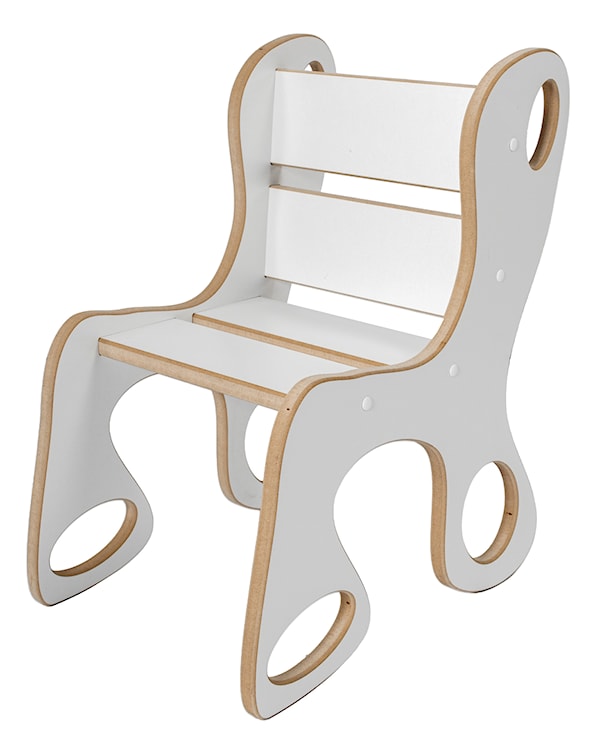 Krzesełko dziecięce Ferioles białe - Certyfikat EN 71