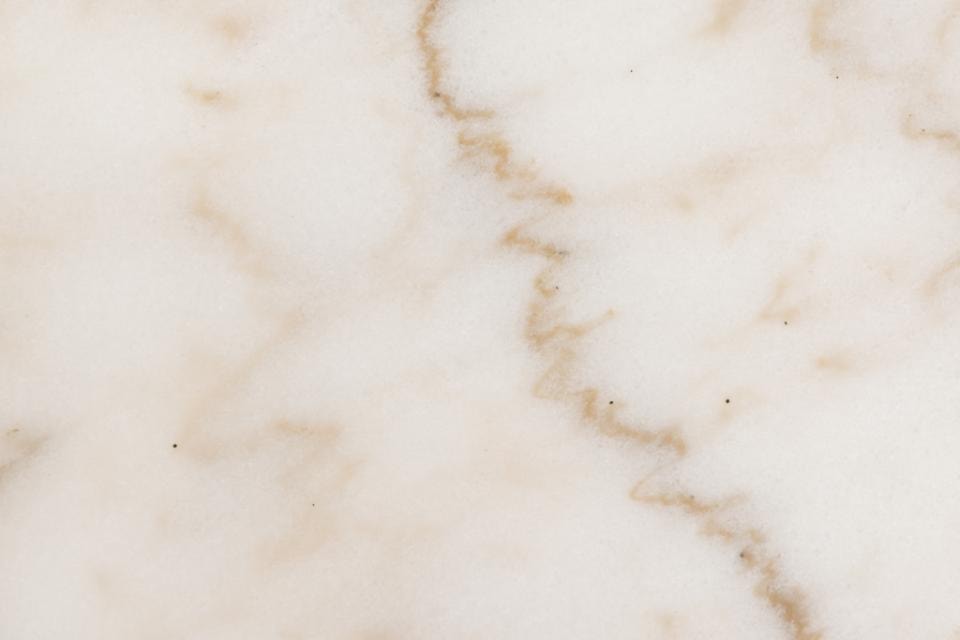 Stolik okrągły Daimered biały marmurowy blat polerowany na metalowej podstawie 42 cm  - zdjęcie 5