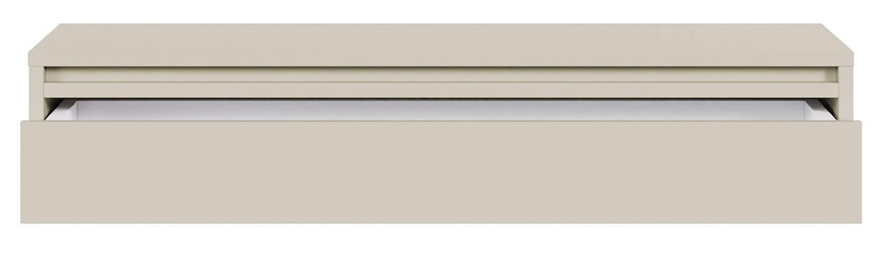 Konsola Evo z szufladą wisząca 90 cm Szary beż  - zdjęcie 7