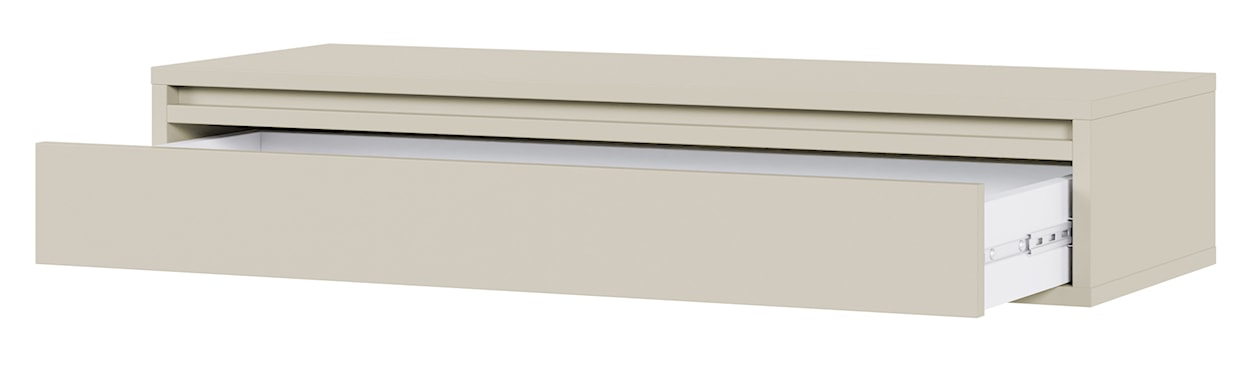 Konsola Evo z szufladą wisząca 90 cm kaszmir  - zdjęcie 3