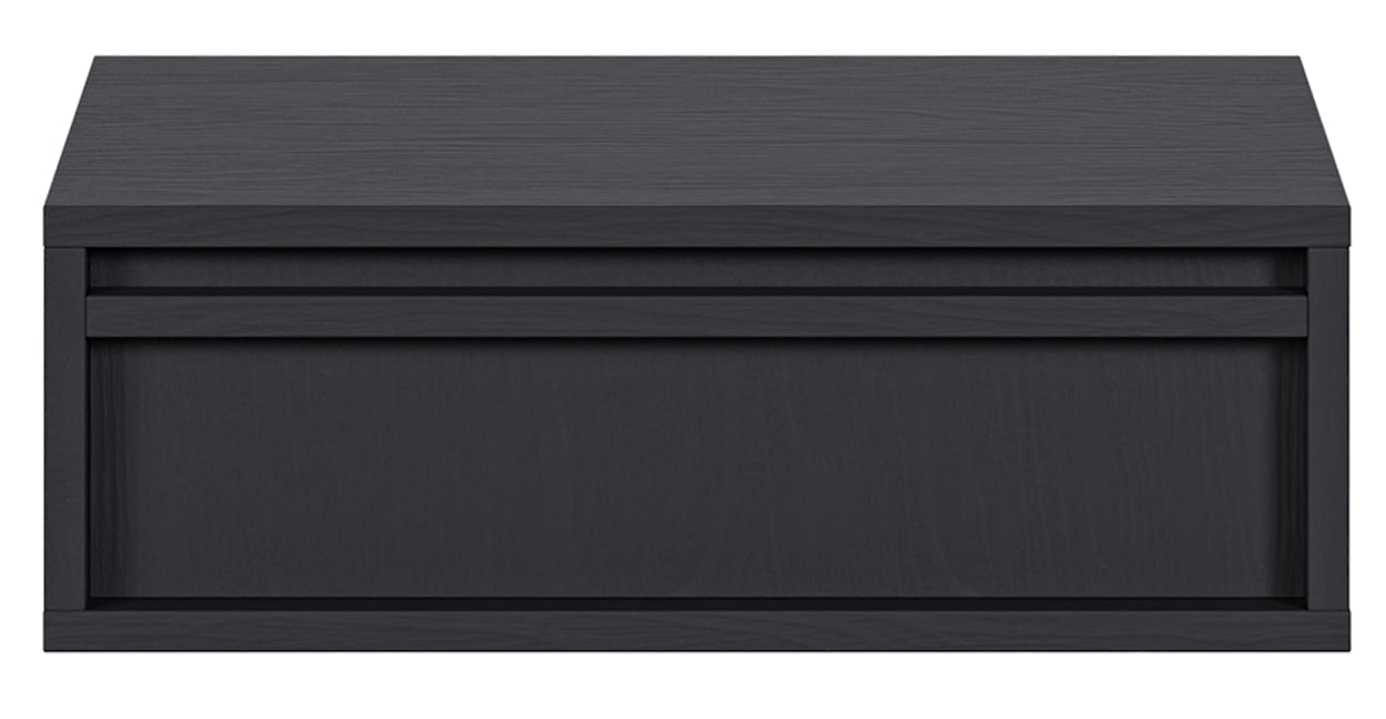 Szafka nocna Evo z szufladą wisząca 50 cm Czarny  - zdjęcie 7