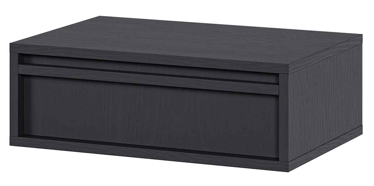 Szafka nocna Evo z szufladą wisząca 50 cm Czarny