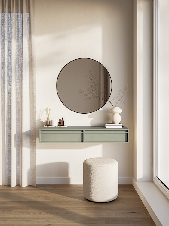 Toaletka Evo z szufladami wisząca 110 cm Szałwiowy  - zdjęcie 2