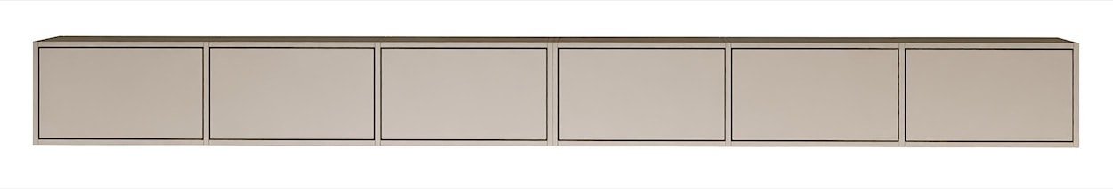 Szafka RTV Framme wisząca z sześcioma klapami 300 cm kaszmir  - zdjęcie 4