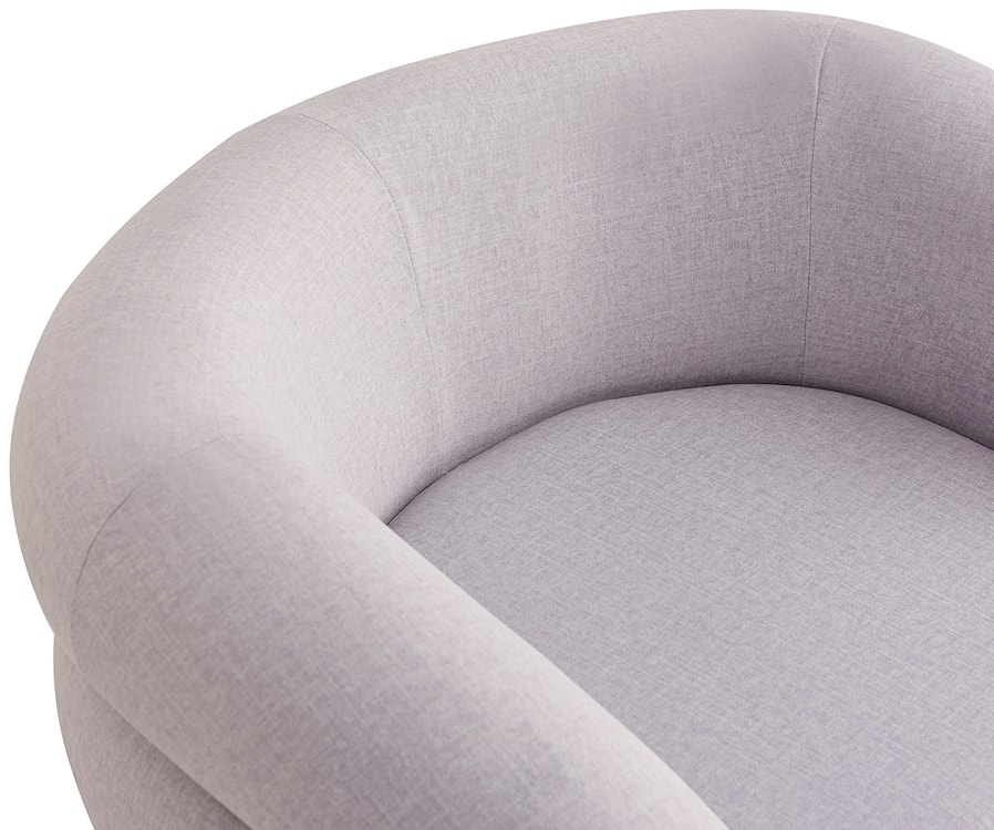 Fotel wypoczynkowy Flessa w tkaninie łatwoczyszczącej jasnoszary welur  - zdjęcie 6