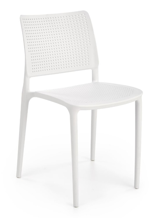 Krzesło z tworzywa Discyll białe