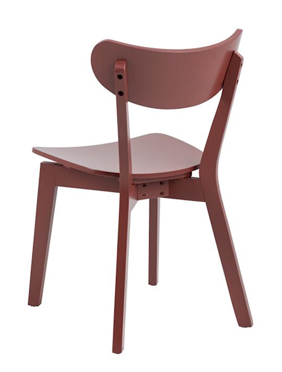 Krzesło drewniane Gemirro bordowe  - zdjęcie 6