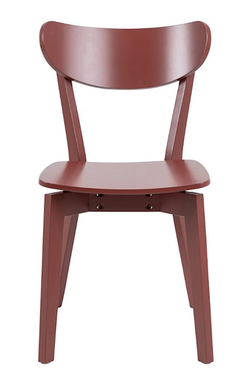 Krzesło drewniane Gemirro bordowe  - zdjęcie 4