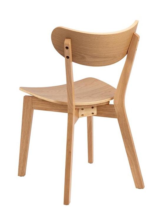 Krzesło drewniane Gemirro fornir dębowy lakierowany  - zdjęcie 6