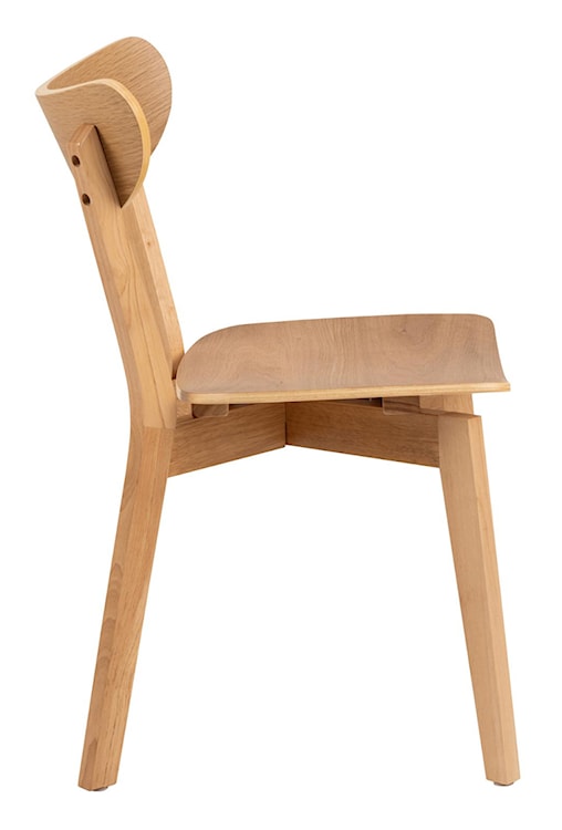 Krzesło drewniane Gemirro fornir dębowy lakierowany  - zdjęcie 5