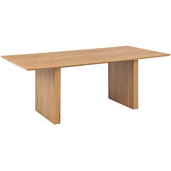Stół Tellineo 210x100 cm z lamelowaną podstawą naturalny mat