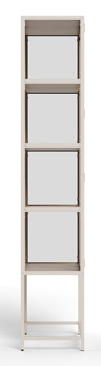 Witryna dwudrzwiowa Seaford 77 cm beżowa  - zdjęcie 7