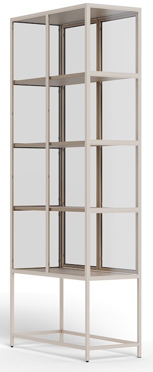 Witryna dwudrzwiowa Seaford 77 cm beżowa  - zdjęcie 6