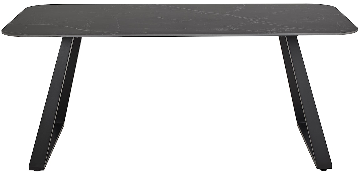 Stół do jadalni Antalya 180x90 cm grafitowy ceramiczny blat  - zdjęcie 3