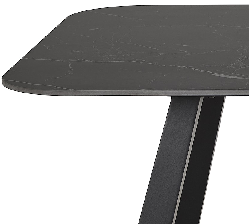 Stół do jadalni Antalya 180x90 cm grafitowy ceramiczny blat  - zdjęcie 6