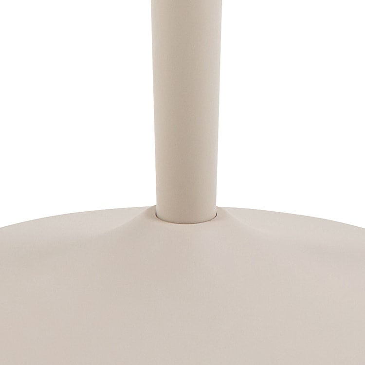 Stolik barowy Roshly średnica 80 cm trawertyn ceramiczny blat z metalową podstawą  - zdjęcie 6