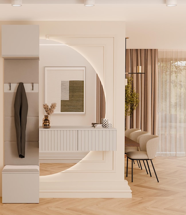 Garderoba Haga z wieszakami i półkami 50 cm kaszmir  - zdjęcie 3