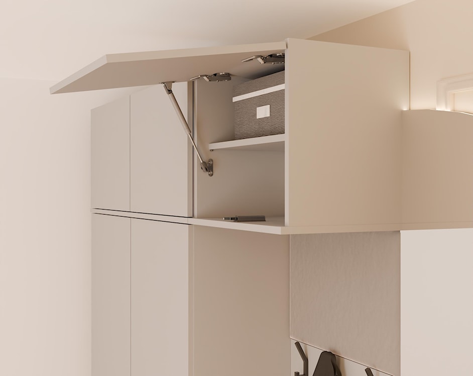 Garderoba Haga z wieszakami i półkami 50 cm kaszmir  - zdjęcie 6