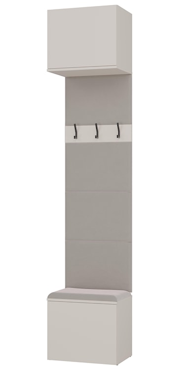Garderoba Haga z wieszakami i półkami 50 cm kaszmir 
