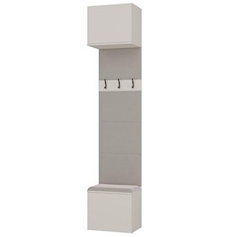 Garderoba Haga z wieszakami i półkami 50 cm kaszmir