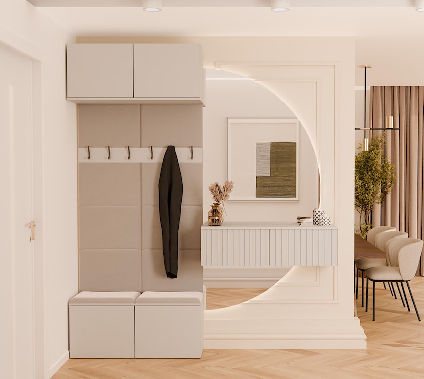 Garderoba Haga z wieszakami i półkami 100 cm kaszmir  - zdjęcie 2