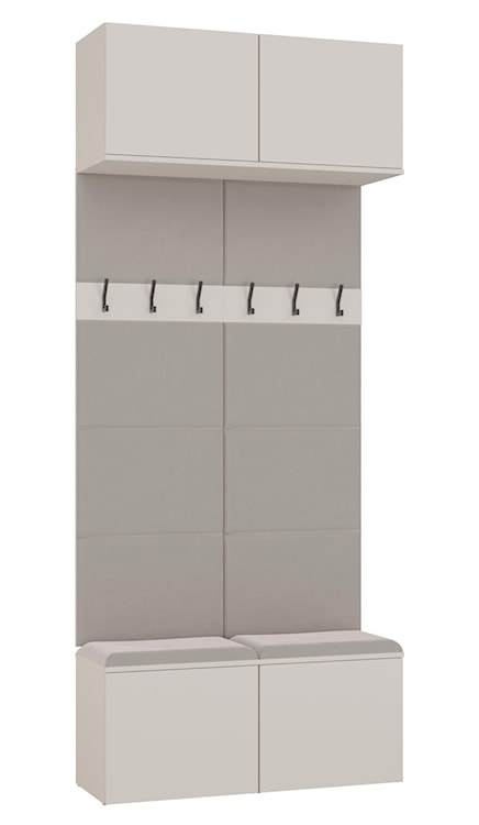 Garderoba Haga z wieszakami i półkami 100 cm kaszmir 