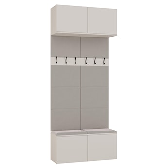 Garderoba Haga z wieszakami i półkami 100 cm kaszmir