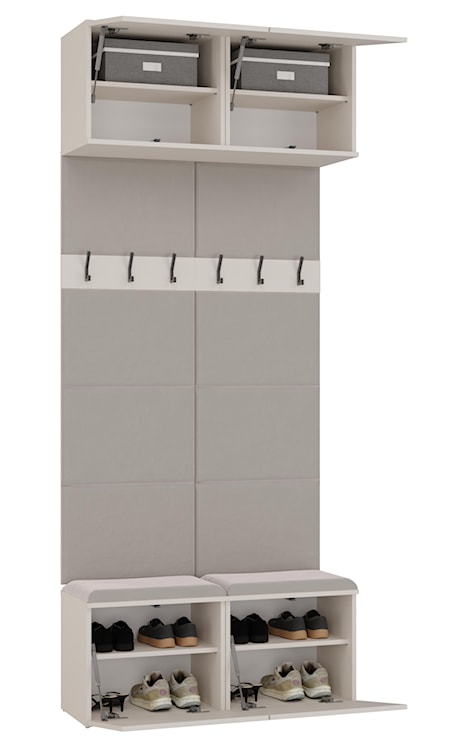 Garderoba Haga z wieszakami i półkami 100 cm kaszmir  - zdjęcie 7