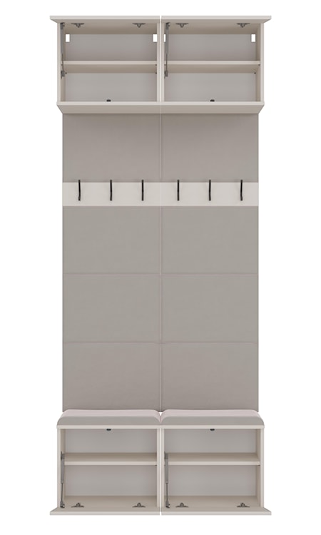 Garderoba Haga z wieszakami i półkami 100 cm kaszmir  - zdjęcie 6