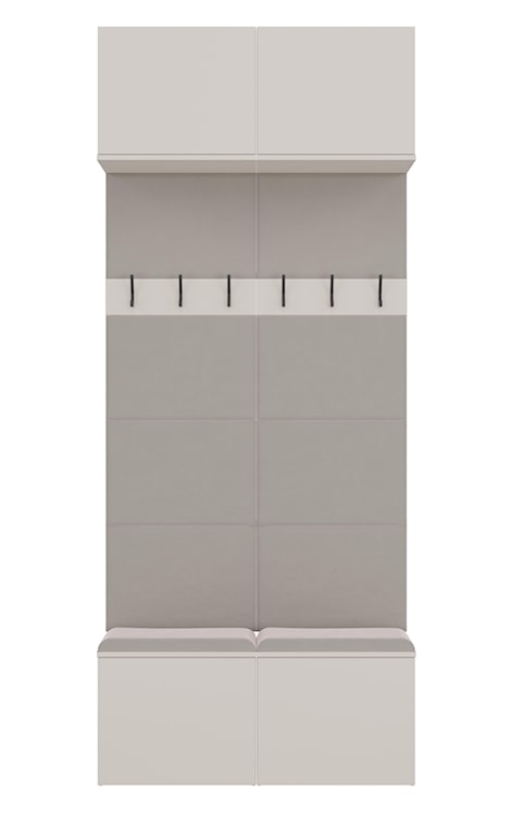 Garderoba Haga z wieszakami i półkami 100 cm kaszmir  - zdjęcie 5